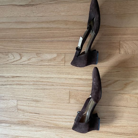 Yves Saint Laurent Shoes Yves Saint Laurent Strappy Brown Vintage Heels Poshmark